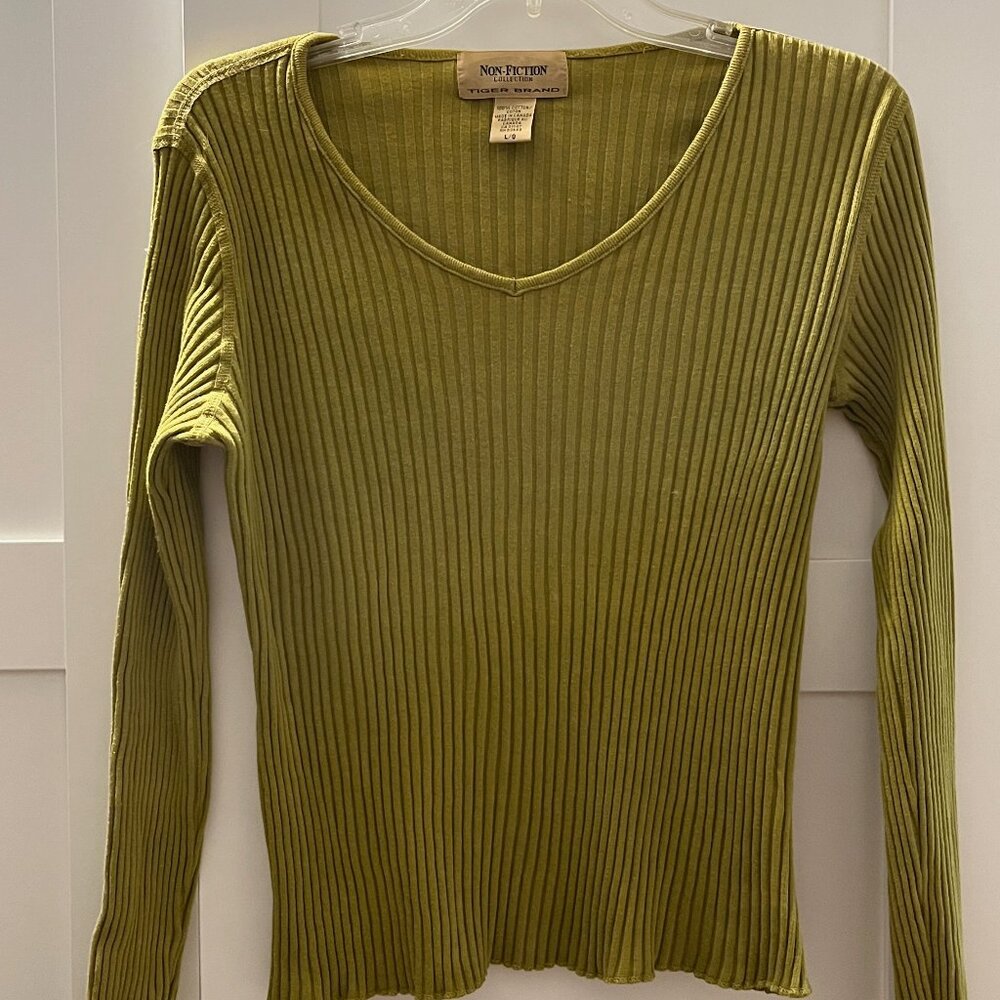 Vintage 90's ribbed jersey shirt